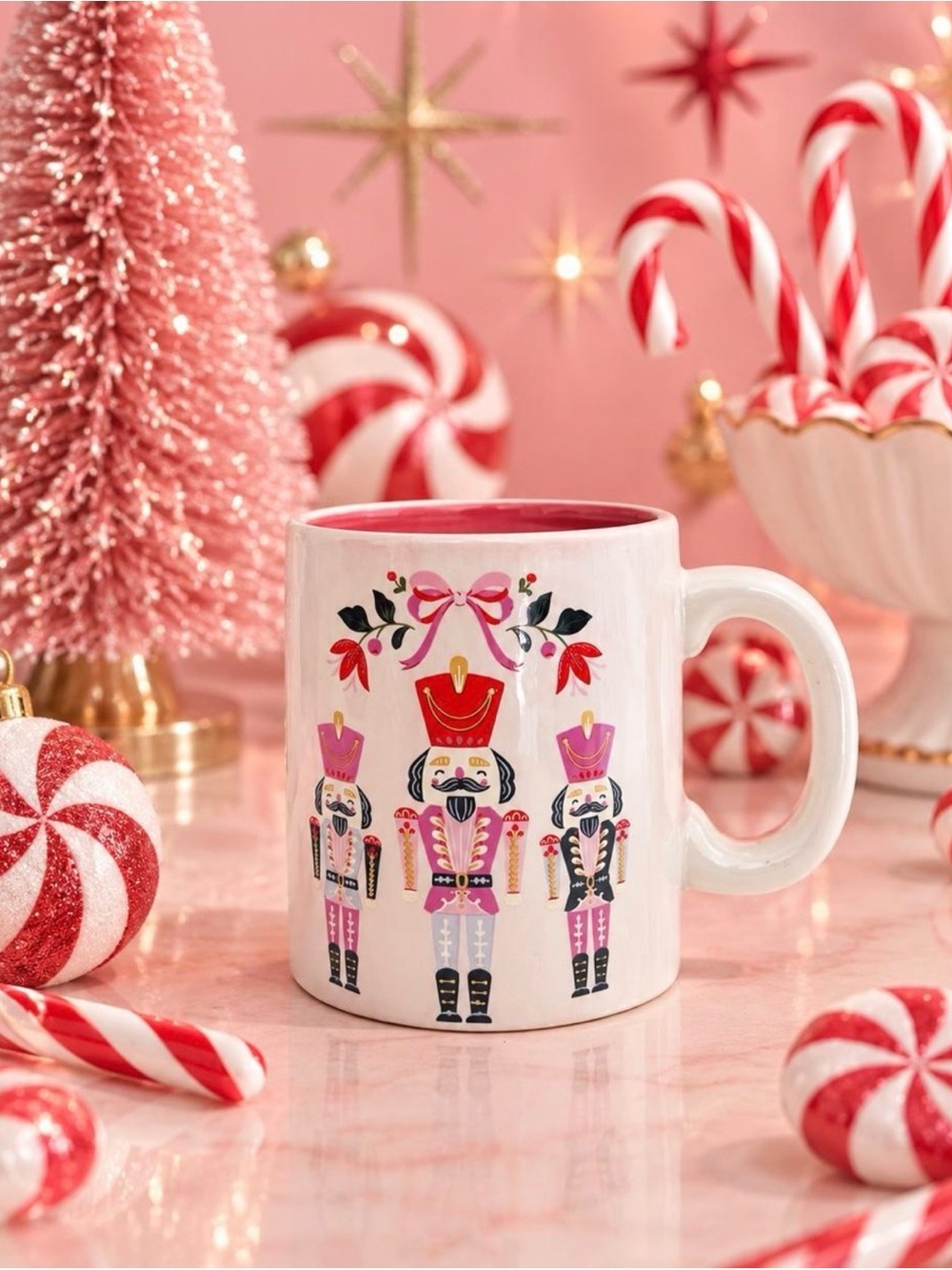 Peppermint Nutcracker Christmas Mug